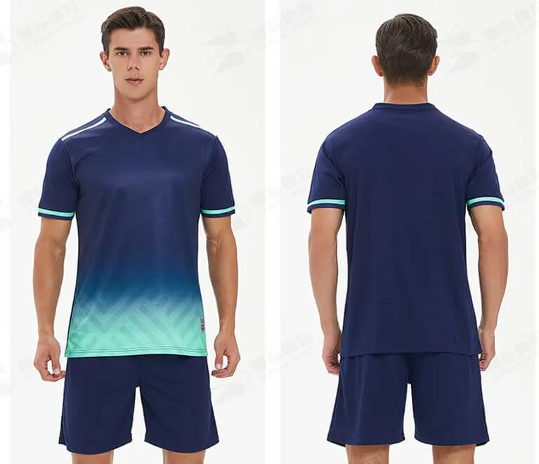 Customized Name and Team Name Printed Uniforms For Soccer